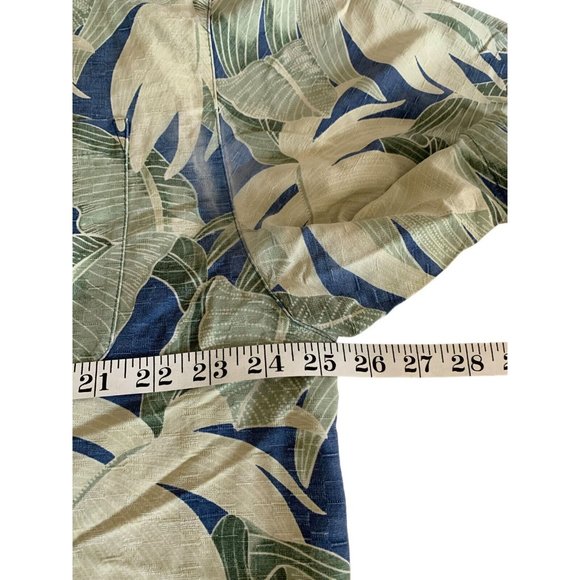 Jamaica Jaxx Silk Shirt Mens Size XXL Hawaiian Floral Short Sleeve Button Up SEE - Picture 6 of 8